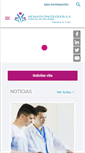 Mobile Screenshot of hematooncologos.com